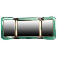 Vintage Venini Three-Panel Vanity Mirror