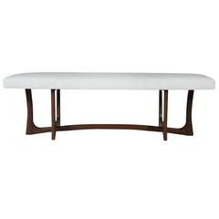 Adrian Peasall Sculptural Walnut Bench