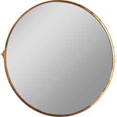 Large Custom Round Brass Mirror 5
