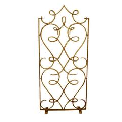 René Prou Gilded Floor Screen