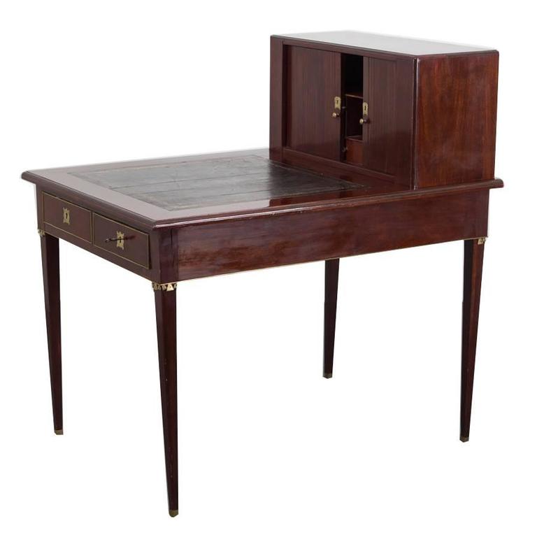 Gustavian Mahogany Writing Desk For Sale at 1stdibs