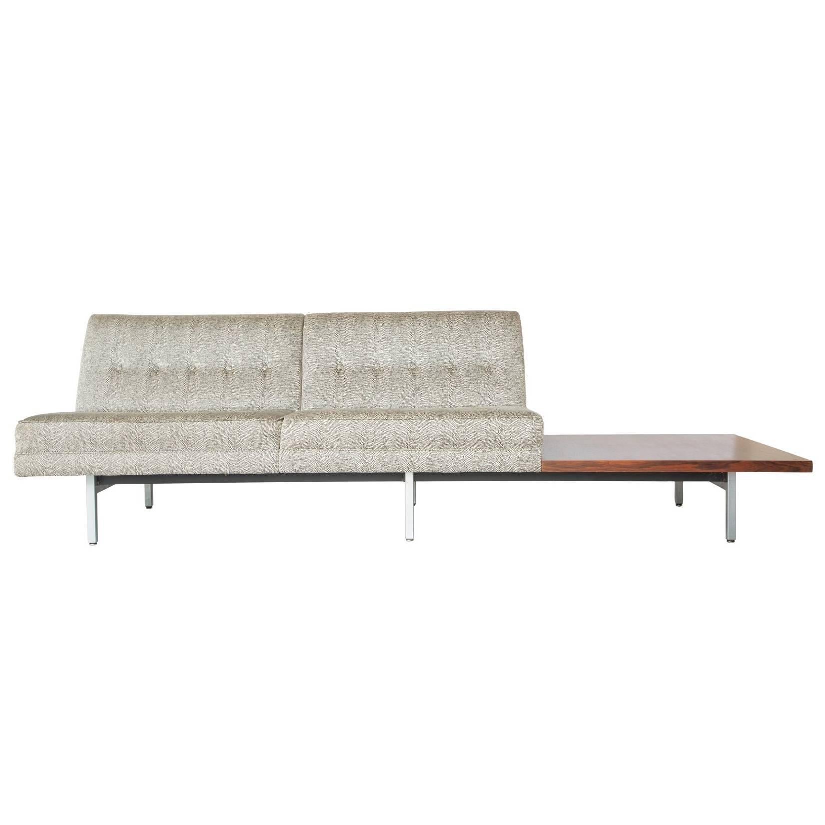 George Nelson Sofa with Rosewood Table for Herman Miller