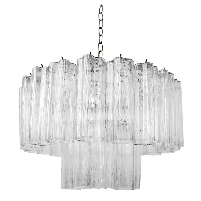 Murano Glass Chandeliers by Camer For Sale