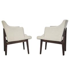 Dunbar Bracket Back Armchairs by Edward Wormley 1