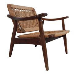 Hans Wegner Style Woven Chair