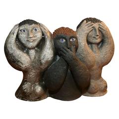 Ceramic Tile Sculpture Number 2 by Jean-Paul Bonnet