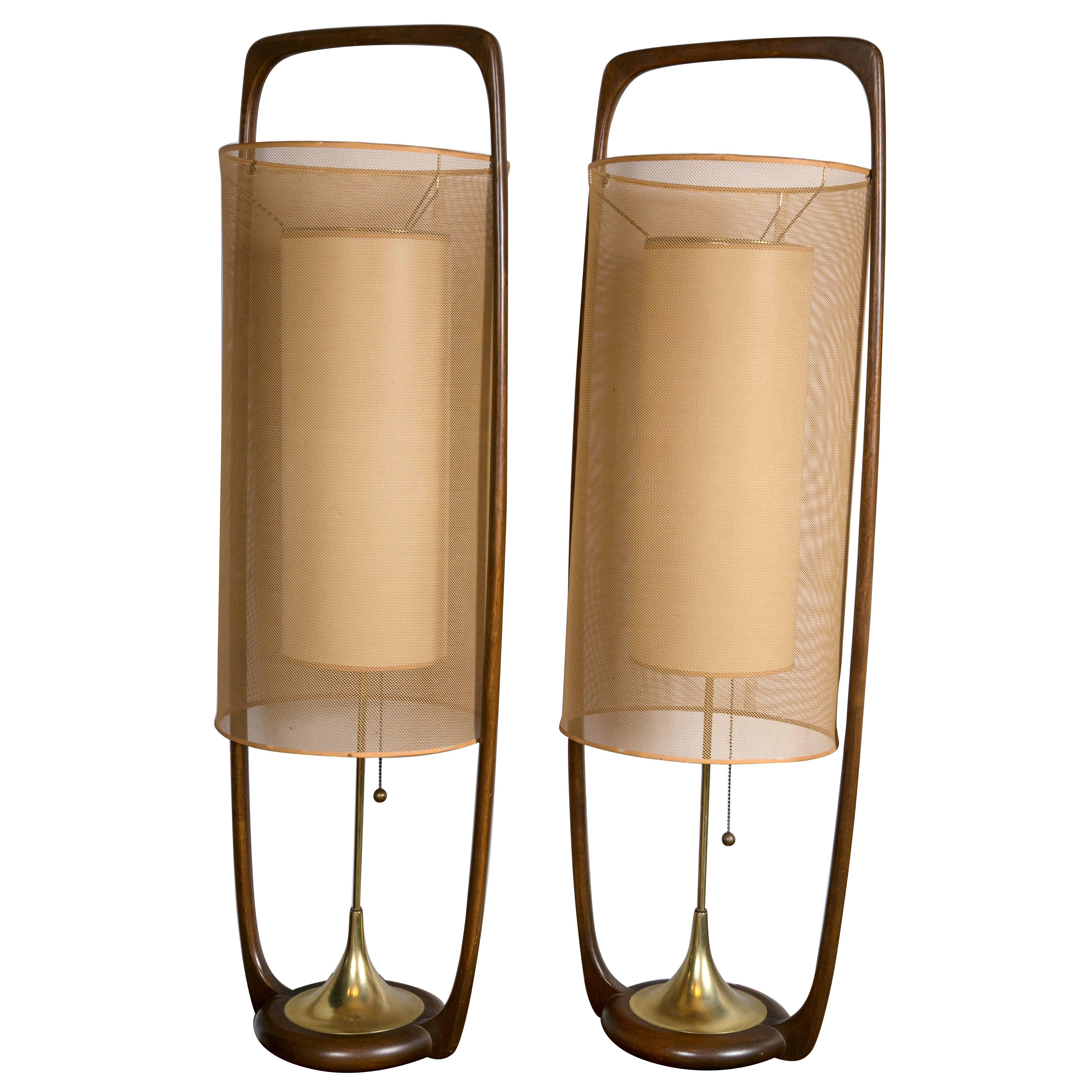 Pair of Mid-Century Modern Lamps by Modeline