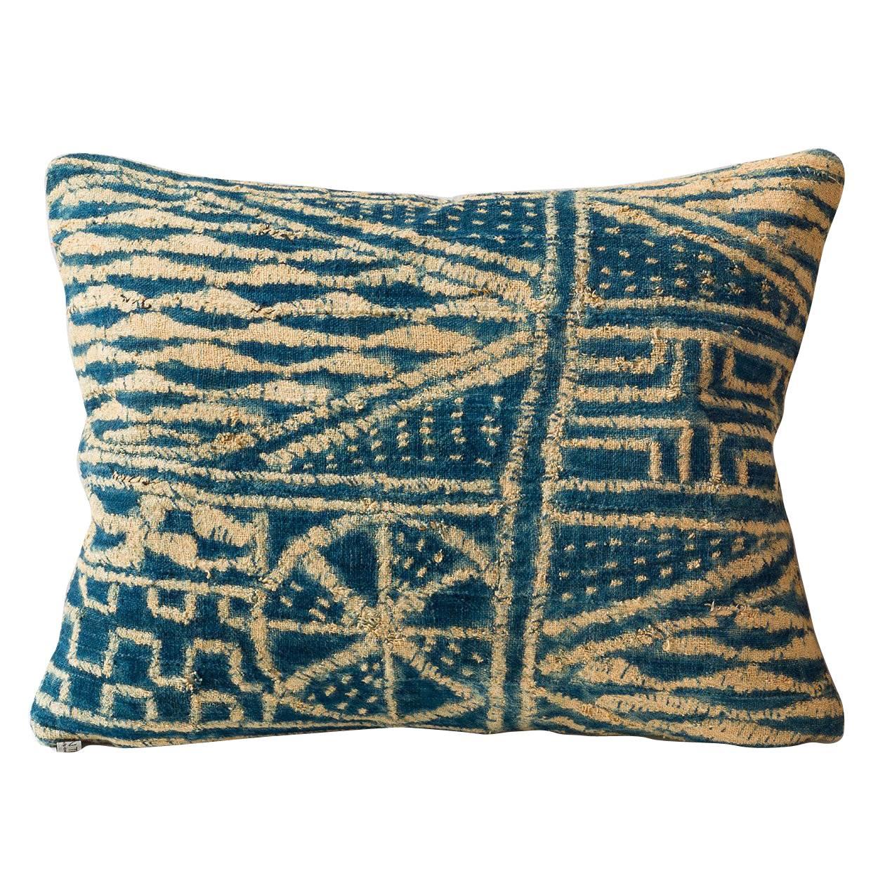 Ndop Indigo Cushion- Lumbar
