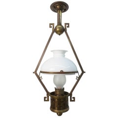 Antique Aesthetic Period Oil Lamp