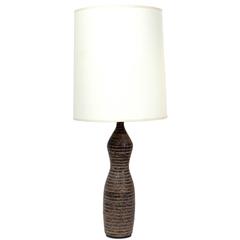 Ceramic Bottle Form Lamp Attributed to Lee Rosen for Design Technics 6