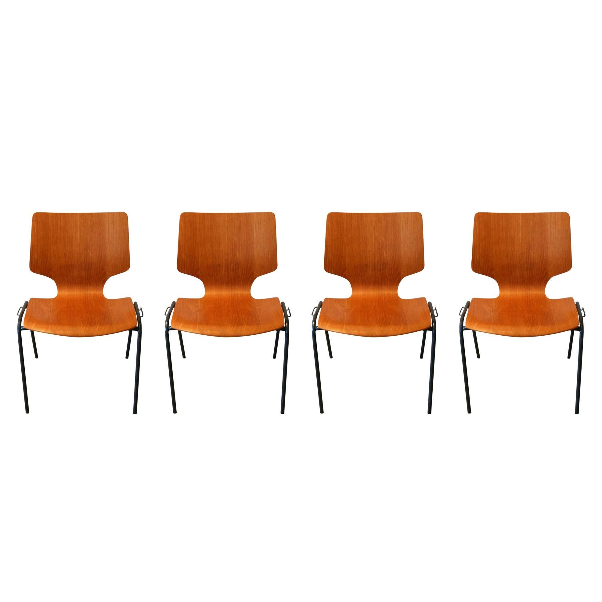 Vintage Danish School Chairs