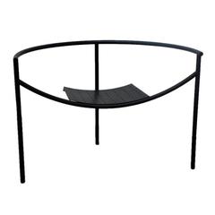 Early Matte Black Doctor Sonderbar Armchair by Philippe Starck