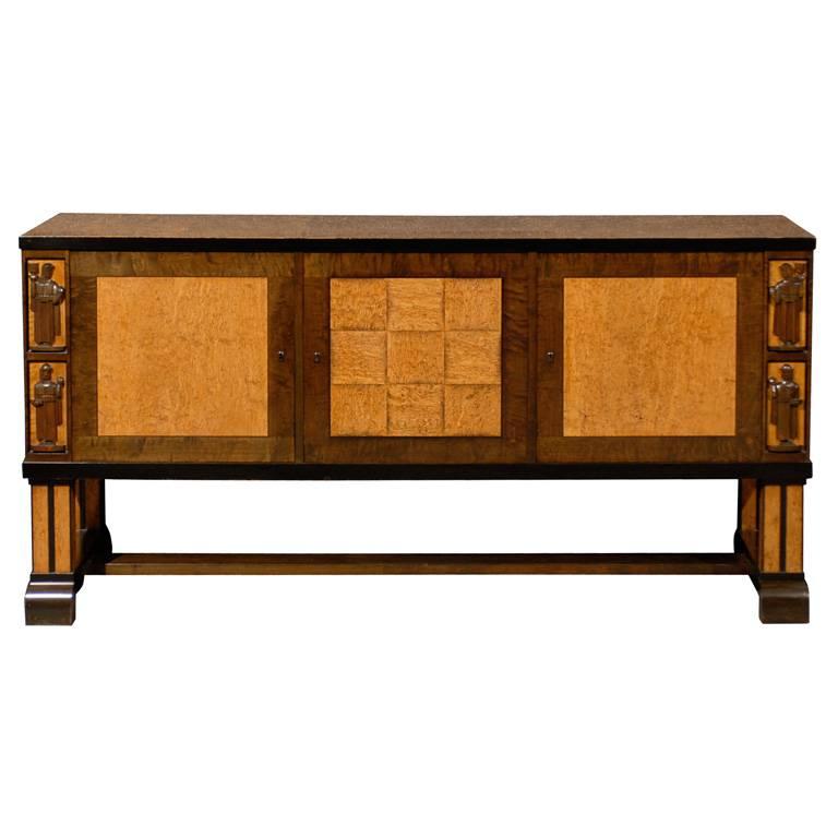 Art-Déco-Sideboard, Eliel Saarinen zugeschrieben