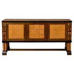 Antique Art Deco Sideboard Attributed to Eliel Saarinen