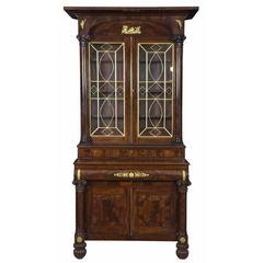 Monumental Classical Mahogany Bookcase Probably Meeks, NY, circa 1830 2