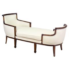 19th Century French Empire Chaise 9