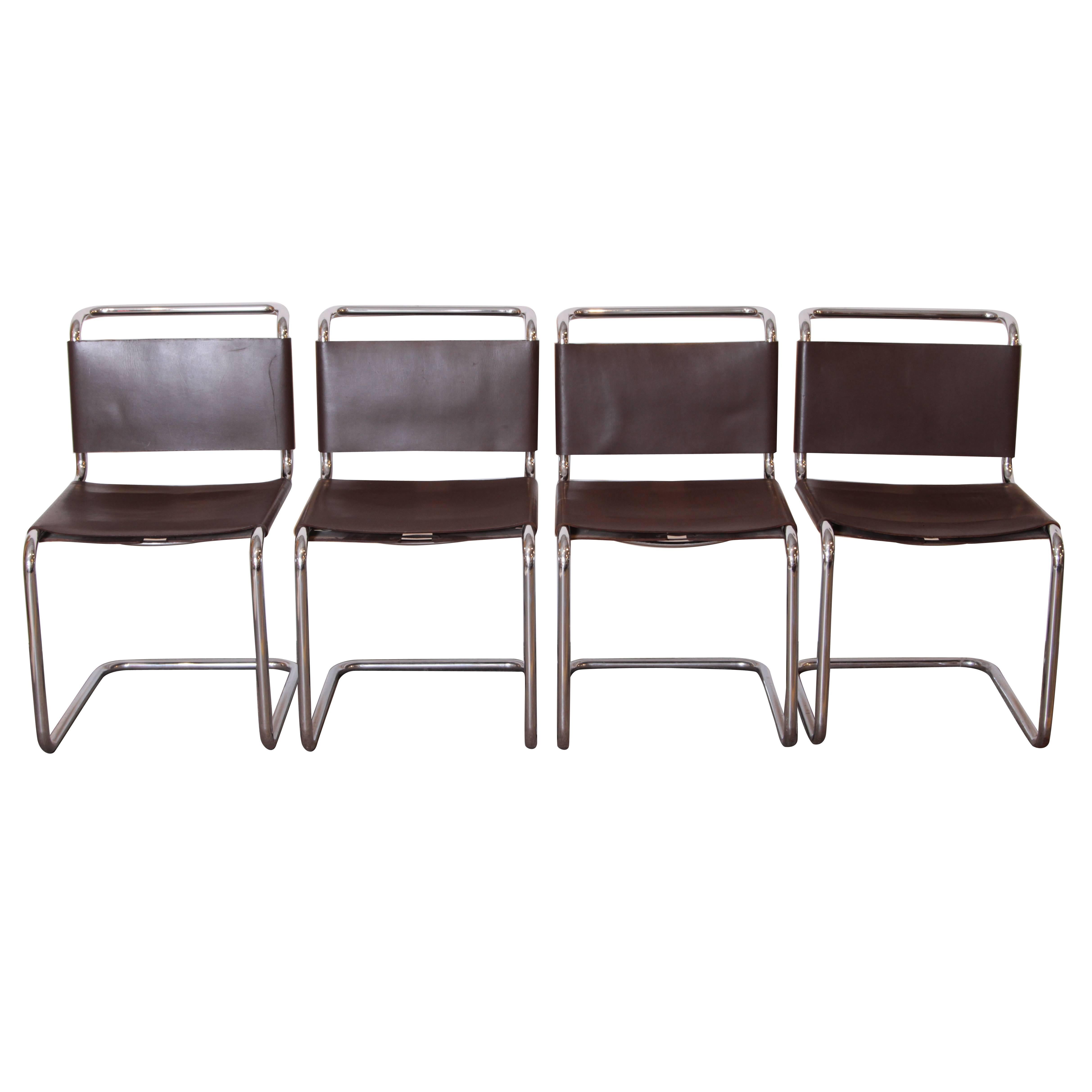1978 Knoll Spoleto Mid Century Side Chairs by Ufficio Tecnico  Set of Four 