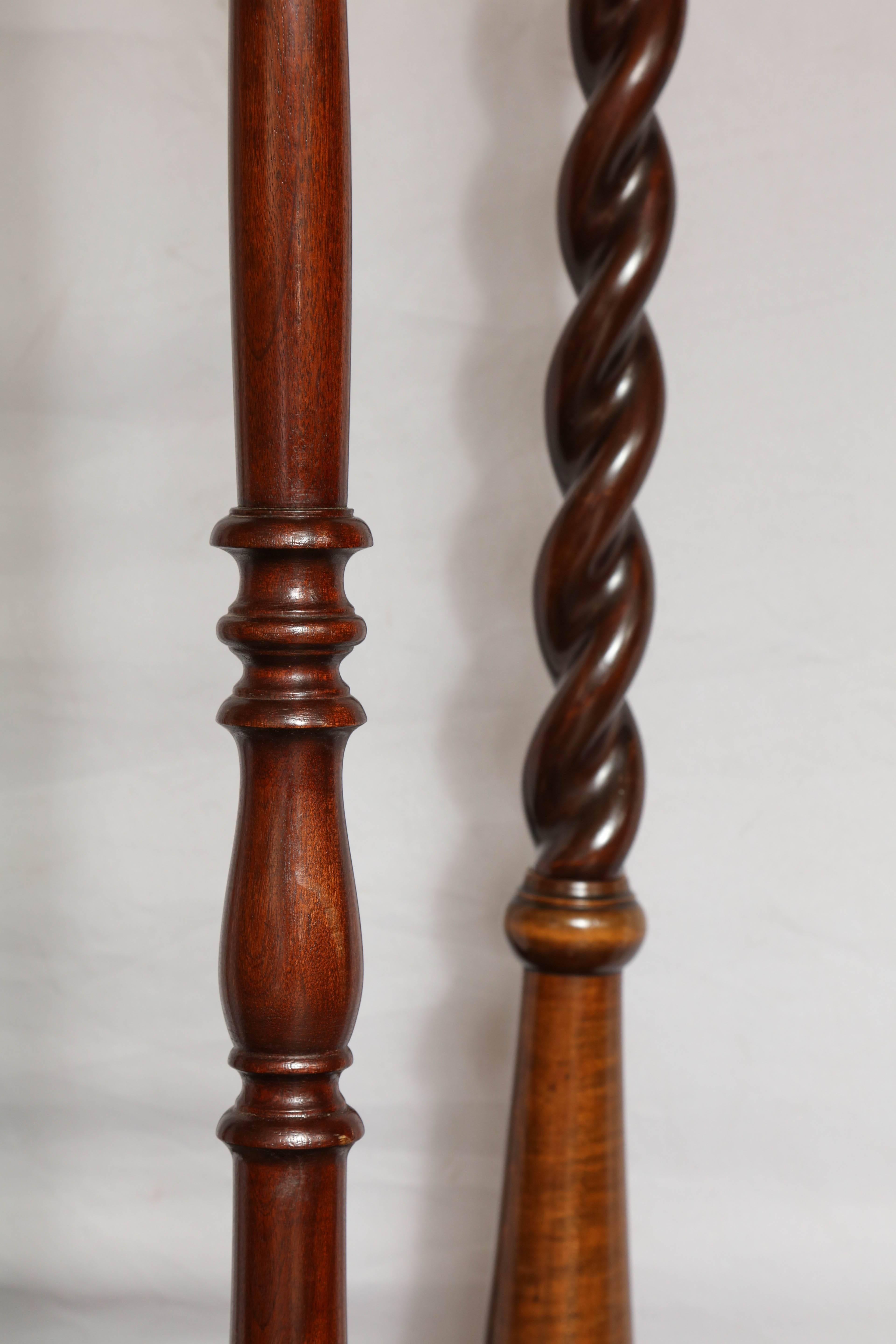 vintage wood floor lamp