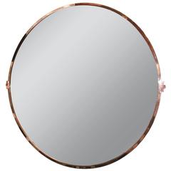 Large Custom Round Copper Mirror 8