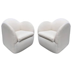 Pair of Art Deco Swivel Chairs 12