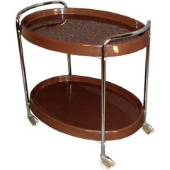 Swedish Mid-Century Modern Bar / Serving Cart 6