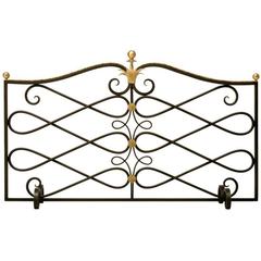 G. Poillerat Style Handmade Fire Screen 1