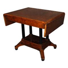 Swedish Karl Johan (Biedermeier) Drop-Leaf Center Table 6