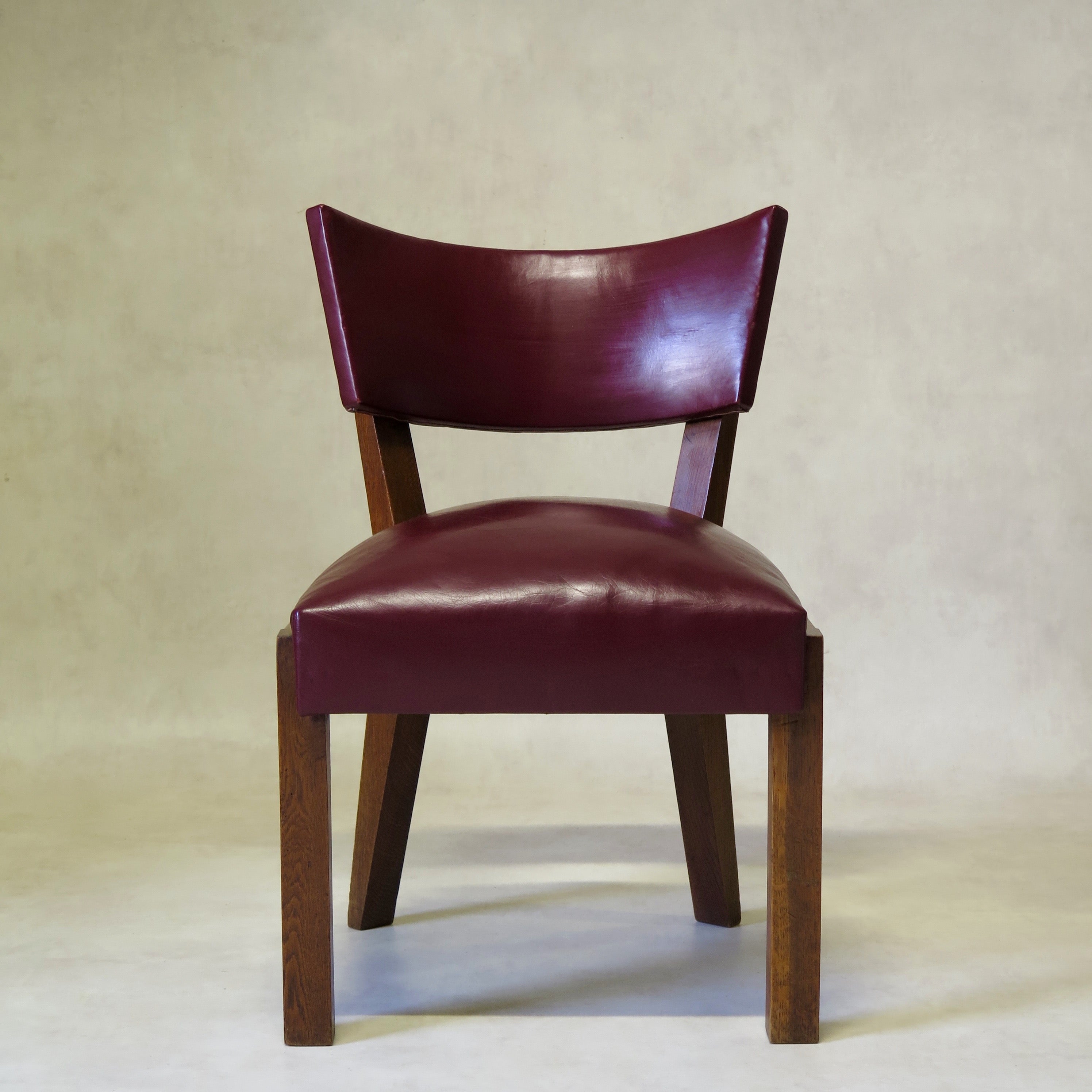 Eight Art Deco Dining Chairs By Charles Dudouyt, France, 1930S Eight Art Deco Dining Chairs By Charles Dudouyt, France, 1930S