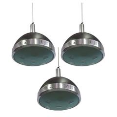Three Rare Italian Pendants by Stilnovo 1