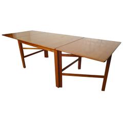 Teak Mid-Century Drop Leaf Dining Table