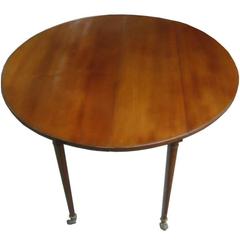 English Round Drop-Leaf Table