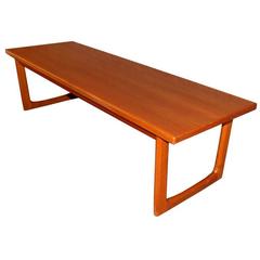 Swedish Mid-Century Modern Teak Coffee Table or Bench 8
