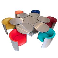 Table and Six Chairs by Ringo Starr and Robin Cruickshank (RoR) 1970