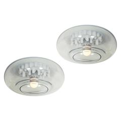 Carlo Nason for Leucos Hand Blown Murano Glass Sconces or Ceiling Fixtures 12