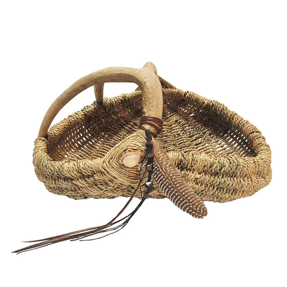 Custom Deer Antler Basket