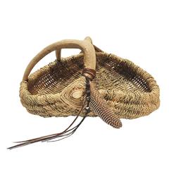 Custom Deer Antler Basket