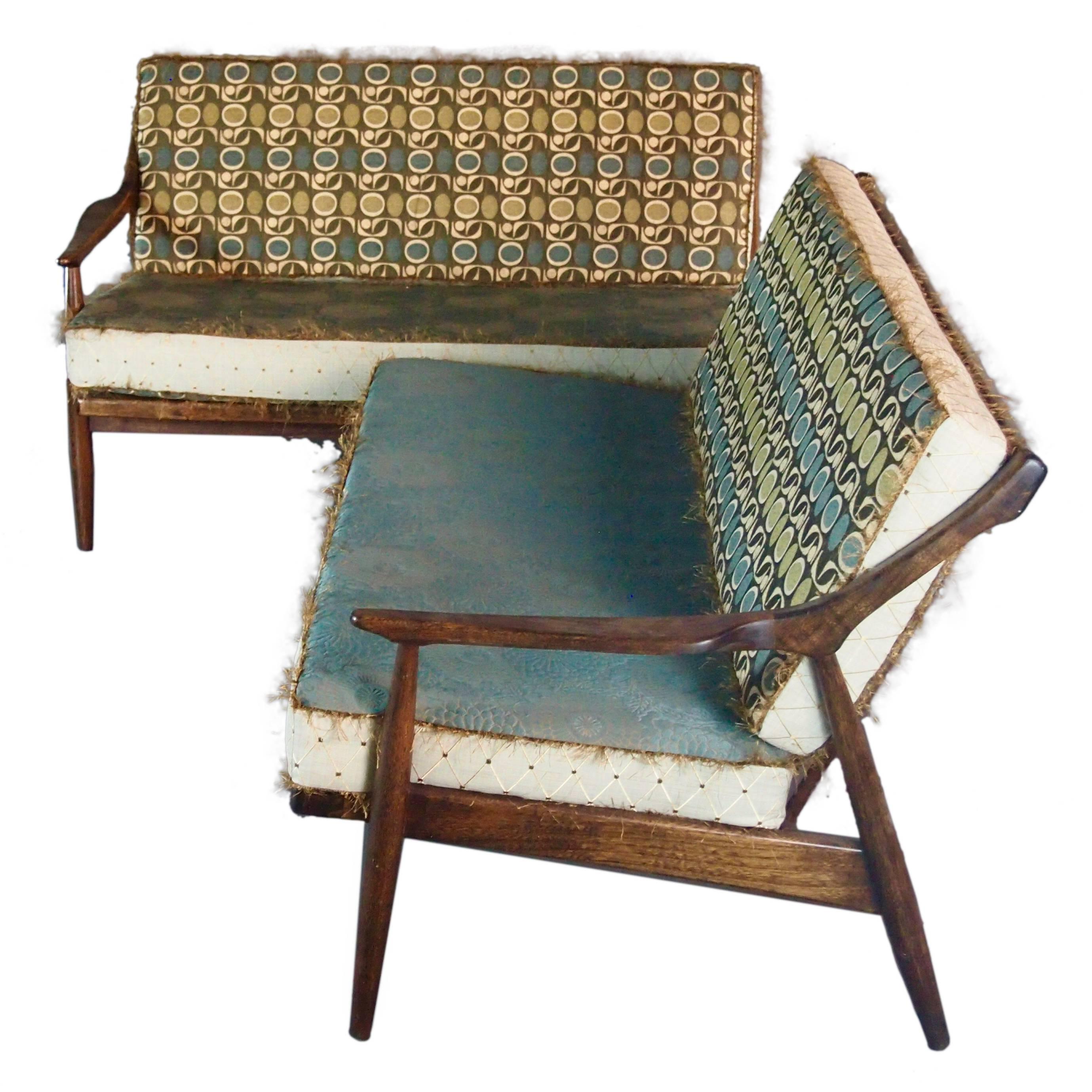 Mid-Century Danish Sectional Sofa For Sale