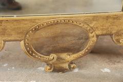 Mustard Gold Painted Trompe L'oeil Mirror