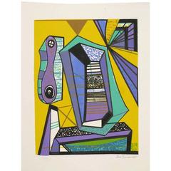 Portfolio of Leo Russell Abstractions, 1970s 5