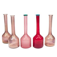 Small Italian Art Glass Handblown Vases