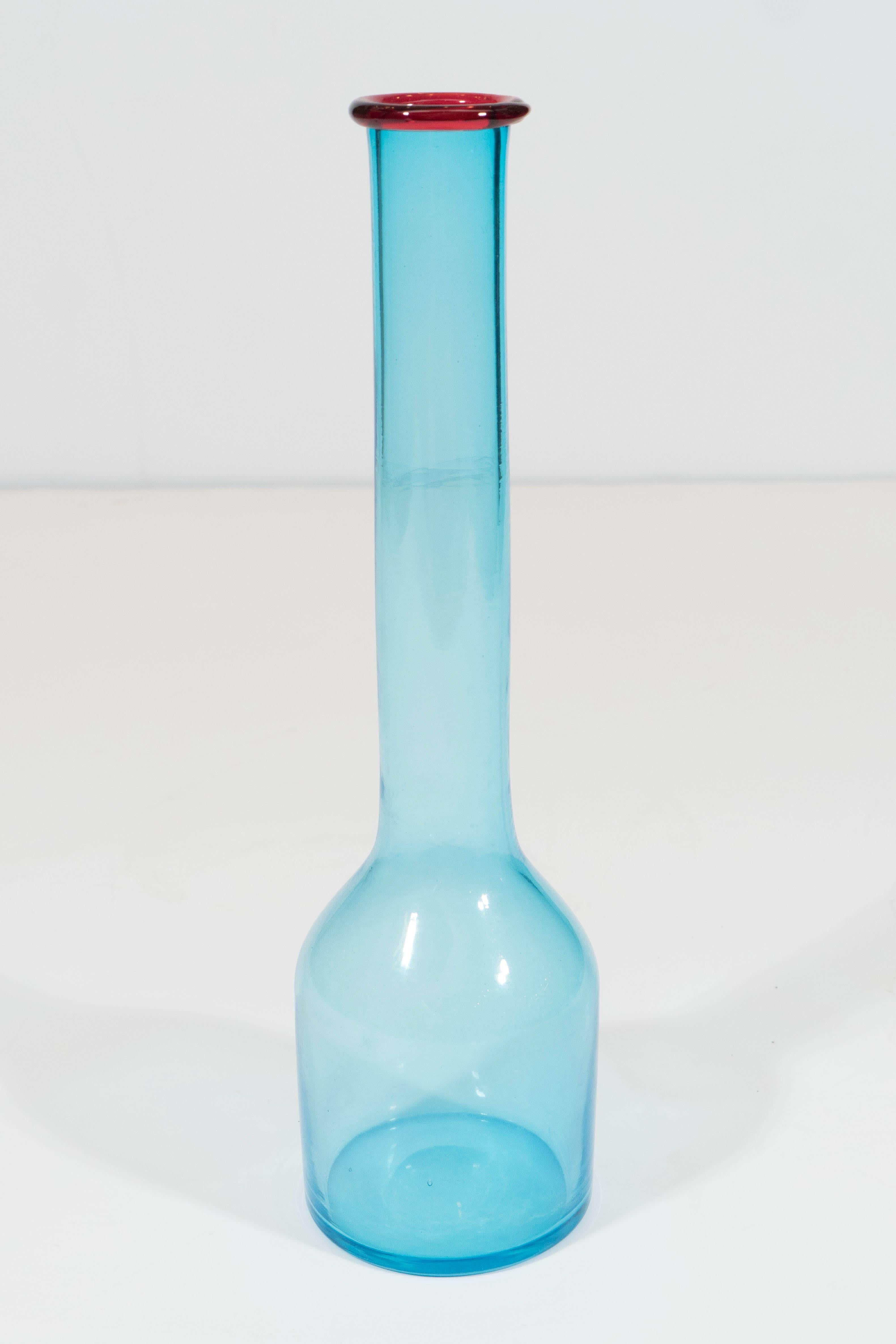 Modern Set of Italian Handblown Art Glass Vases