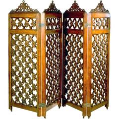 Carved Oak Screen 6