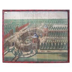 Two 17th Century Axonometric Maps by Dutch Cartographer Joan Blaeu