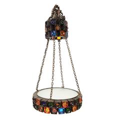 Amazing Handblown Glass Chandelier 10