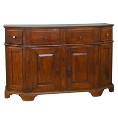 18th Century Northern Italian Walnut Credenza