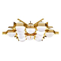 "Esagono" Flush Mount Fixture by Fedele Papagni for Gaspare Asaro