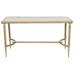 Vintage French Brass Cocktail Table