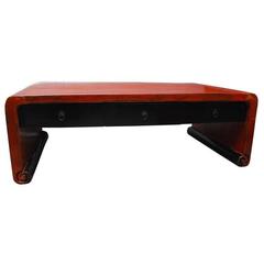 Late 19th.Q'ing Dynasty 6 Drawer Multi Lacquered Shandong Waterfall Coffee Table