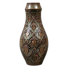 Hungarian Eosin Glazed Vase by Zsolnay, Late 19th Century 3