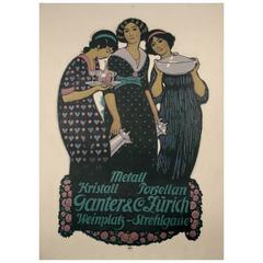 Swiss Home Goods Store Poster by Burkhard Mangold, 1915 2
